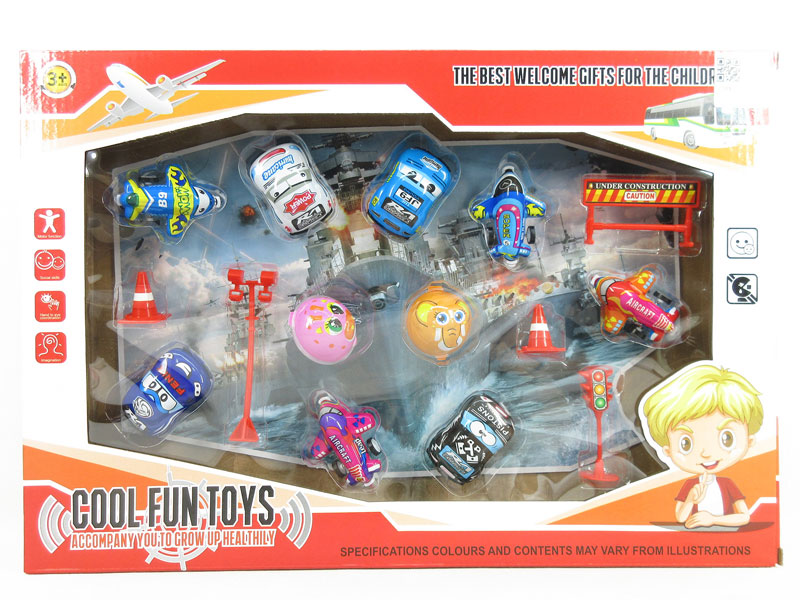 Pull Back Car Set(10in1) toys