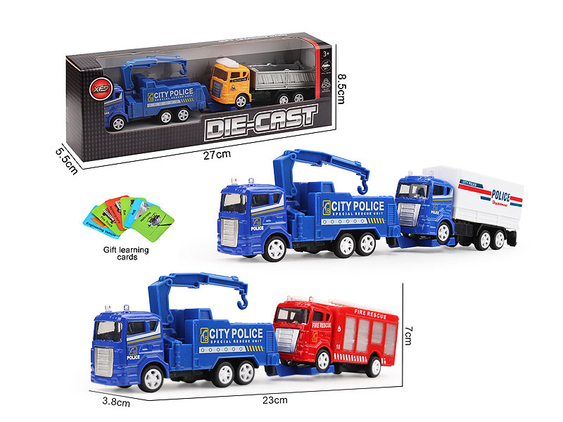 Die Cast Truck Pull Back(3S) toys