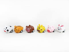 Pull Back Animal(6S) toys