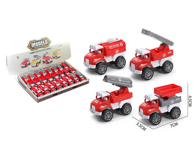 Pull Back Fire Engine(24in1) toys
