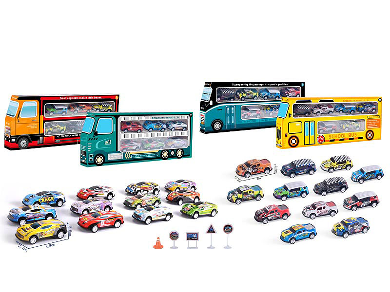Pull Back Racing Car Set(4S) toys