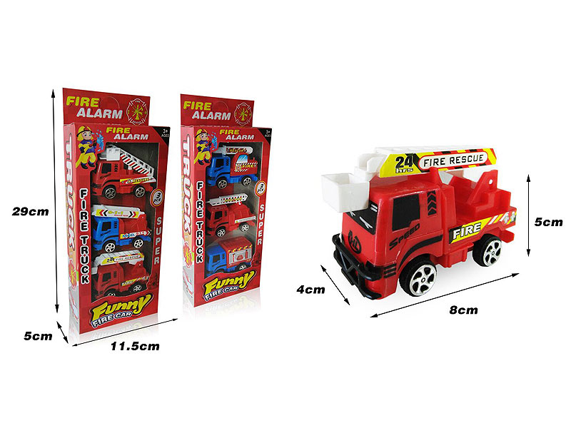 Pull Back Fire Engine(3in1) toys