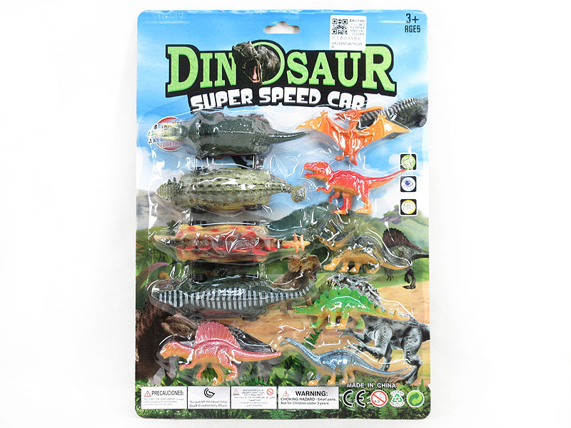 Pull Back Car & Dinosaur toys