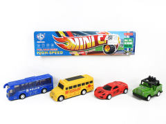 Pull Back Car(4in1) toys