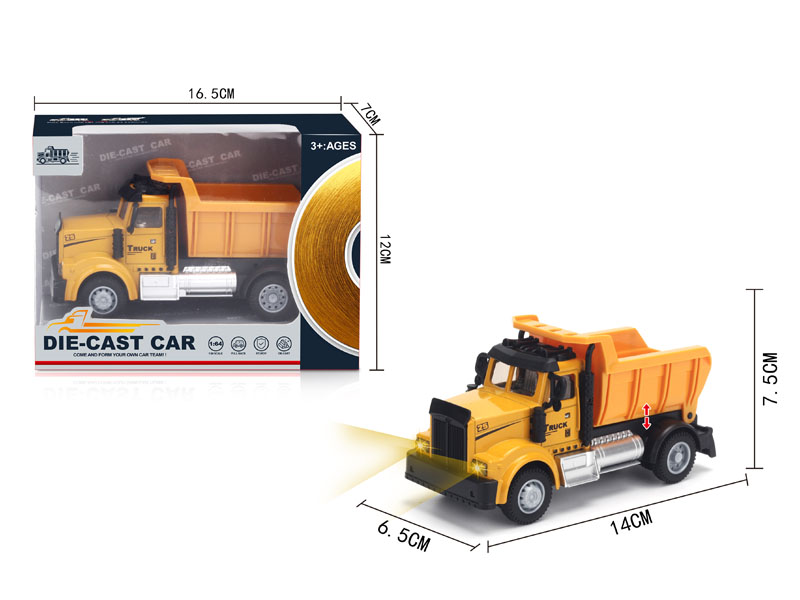 1:64 Die Cast Construction Truck Pull Back toys