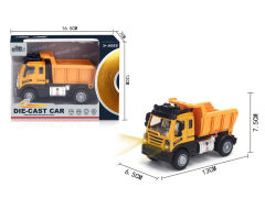 1:64 Die Cast Construction Truck Pull Back