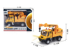 1:64 Die Cast Construction Truck Pull Back