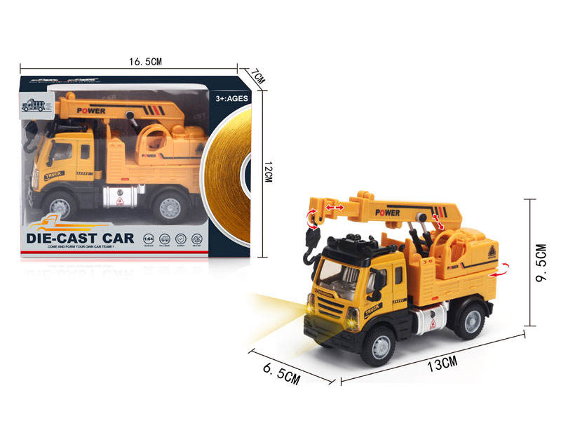 1:64 Die Cast Construction Truck Pull Back toys
