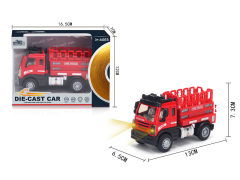 1:64 Die Cast Fire Engine Pull Back toys