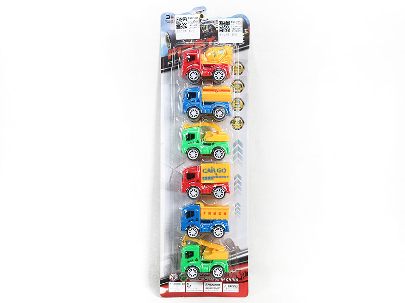 Pull Back Construction Truck(6in1) toys