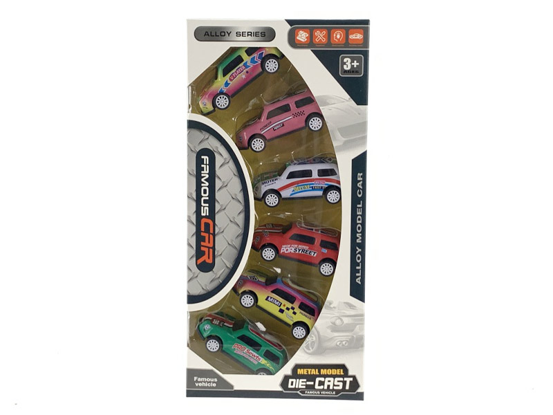 Pull Back Car(6in1) toys