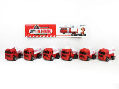 Pull Back Fire Engine(6in1) toys