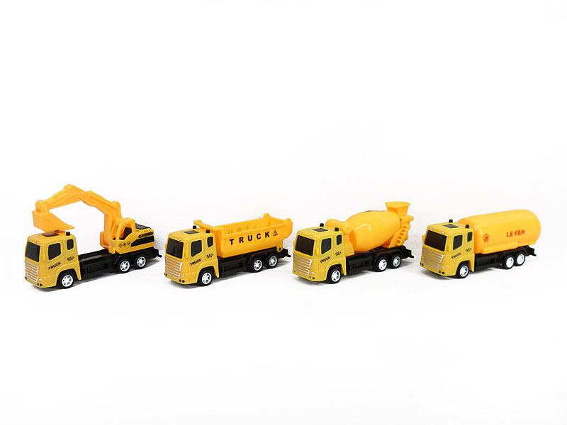 Pull Back Construction Truck(4S) toys