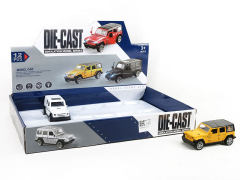 Die Cast Car Pull Back W/L_M(12in1)