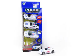 Pull Back Police Car(4in1)