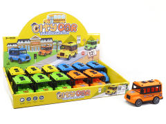 Pull Back Bus(12in1) toys