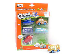 Metal Pull Back Car(6in1) toys