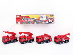 Pull Back Fire Engine(4in1)