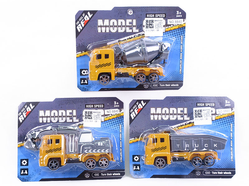 Pull Back Construction Truck(3S) toys