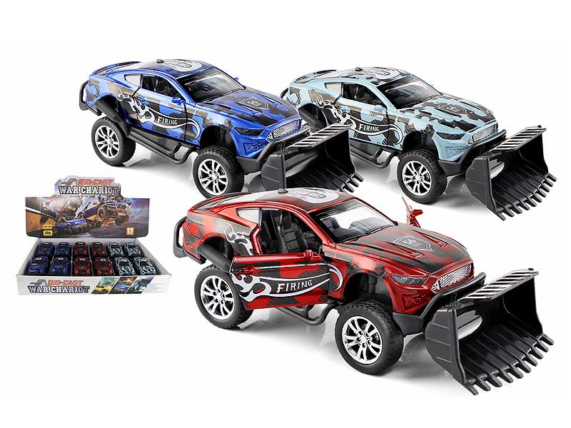 1:32 Die Cast Cross-country Car Pull Back(12in1) toys