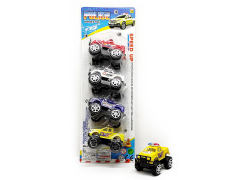 Pull Back Police Car(4in1)