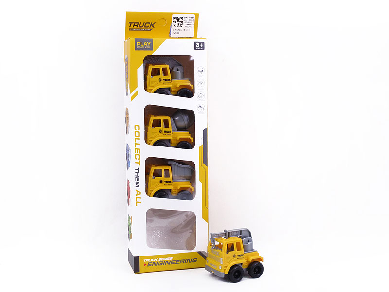 Pull Back Construction Truck(4in1) toys