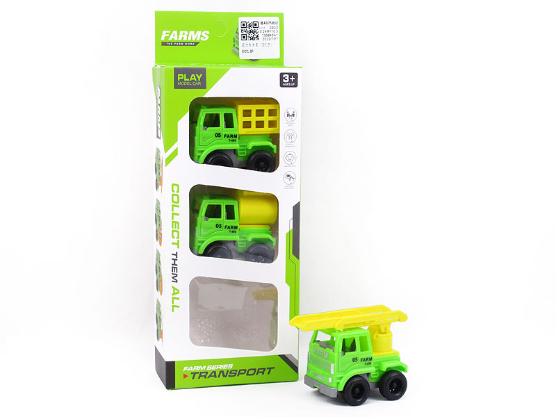 Pull Back Farmer Car(3in1) toys