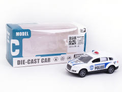 Die Cast Police Car Pull Back(4S) toys