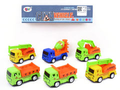 Pull Back Construction Truck(6in1) toys