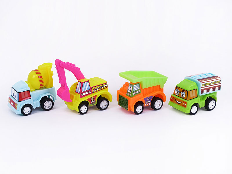 Pull Back Construction Truck(4S) toys