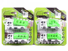 Pull Back Sanitation Truck(2in1) toys