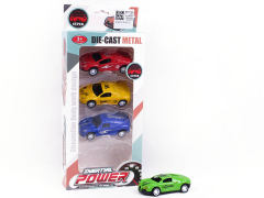 Die Cast Car Pull Back(4in1) toys