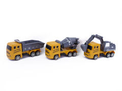 Pull Back Construction Truck(3in1) toys