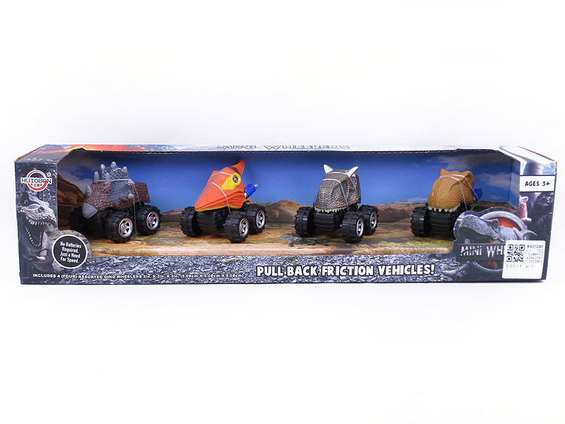 Pull Back Car(4in1) toys