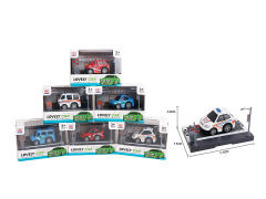 Die Cast Police Car Pull Back(6S)