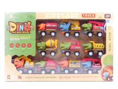 Pull Back Construction Truck(10in1) toys