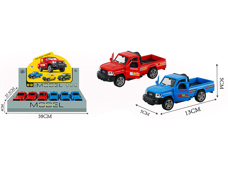 Die Cast Truck Pull Back(12in1) toys