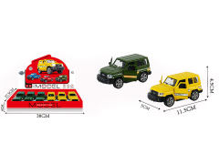 Die Cast Jeep Pull Back W/L_S(12in1)