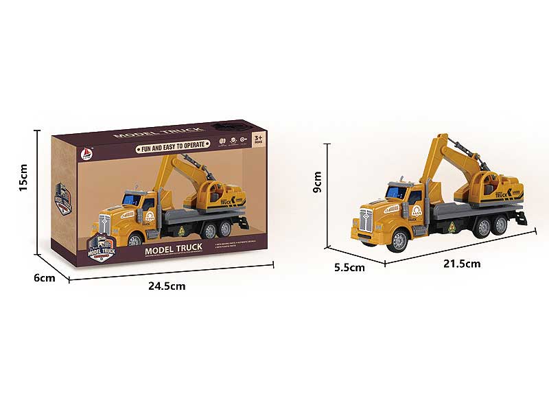 Pull Back Construction Truck toys