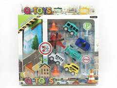 Pull Back Car & Pull Back Airplane Set(5in1)