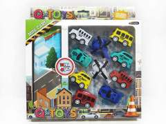 Pull Back Car & Pull Back Airplane Set(10in1)