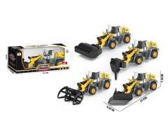 Die Cast Construction Truck Pull Back(4S) toys