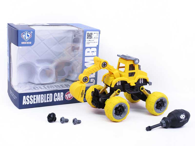 Pull Back Diy Construction Truck(4S) toys