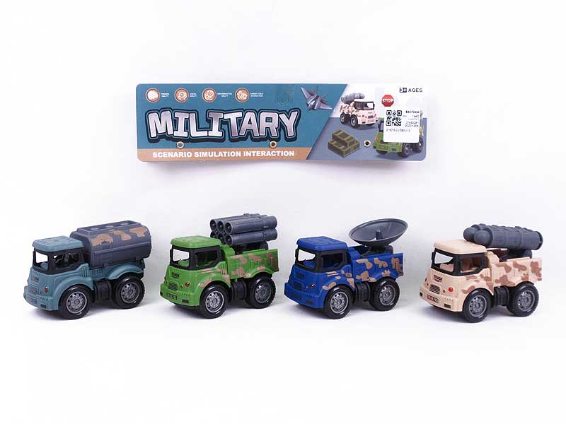 Pull Back Car(4in1) toys