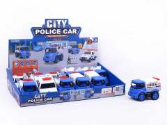 Pull Back Police Car(12in1) toys