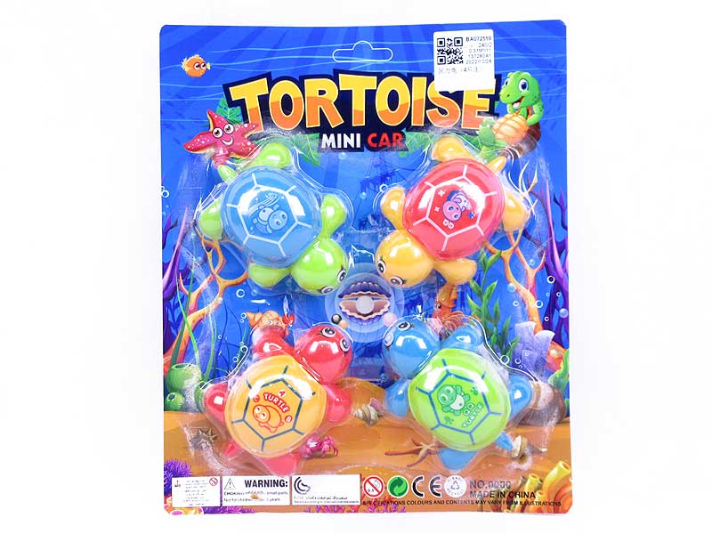 Pull Back Tortoise(4in1) toys