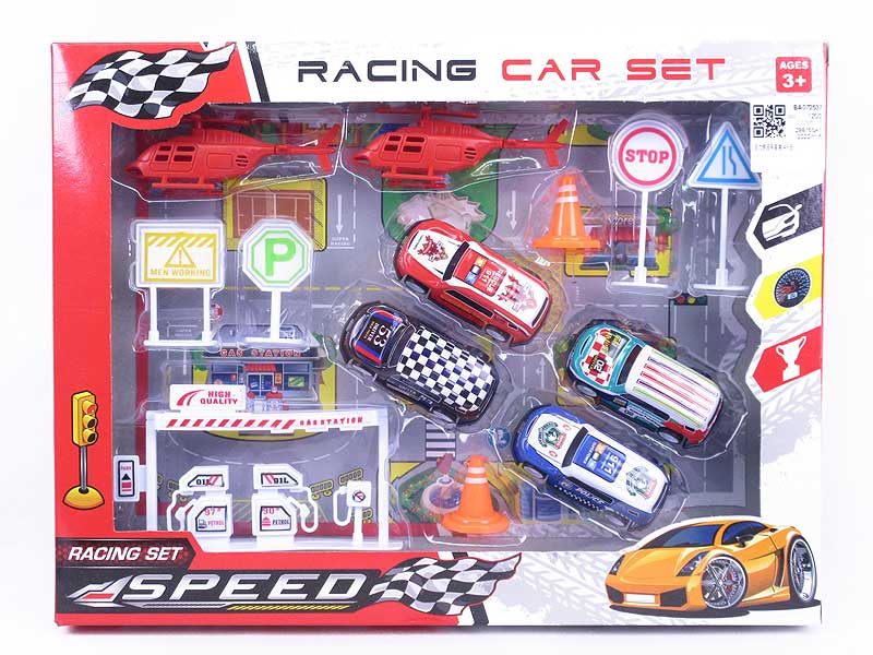 Pull Back Car Set(4in1) toys