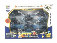 Pull Back Farmer Car(8in1) toys