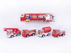 Pull Back Fire Engine(4in1) toys