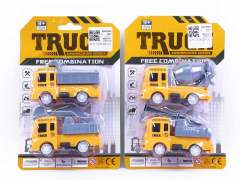 Pull Back Construction Truck(2in1) toys